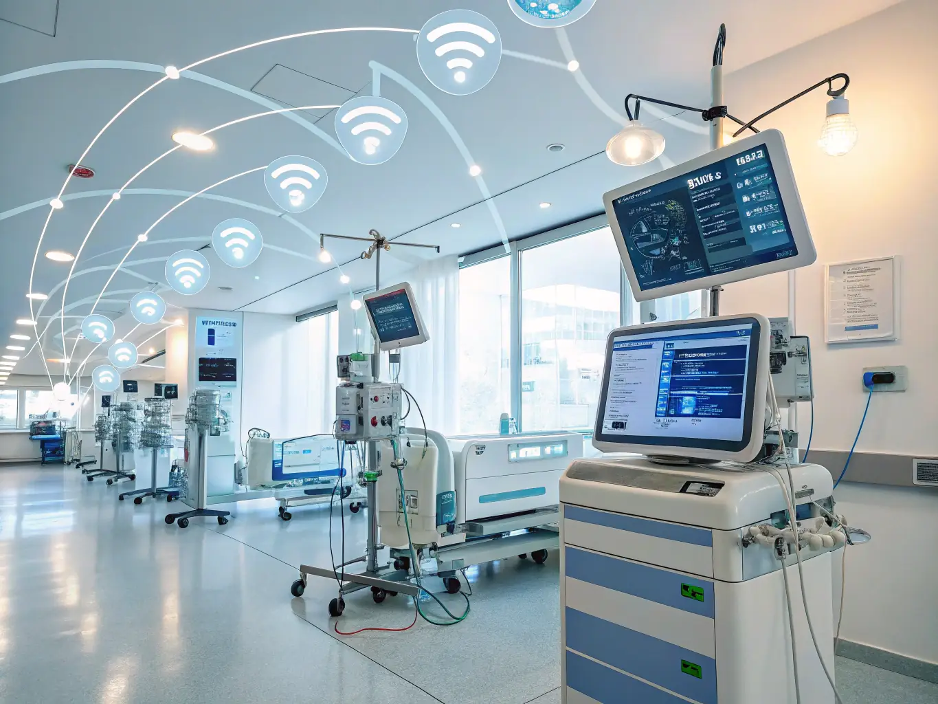 An image depicting seamless data flow and communication between the patient's wearable device, healthcare providers, and the Kestra platform, highlighting real-time visibility and insights into the patient's recovery progress.