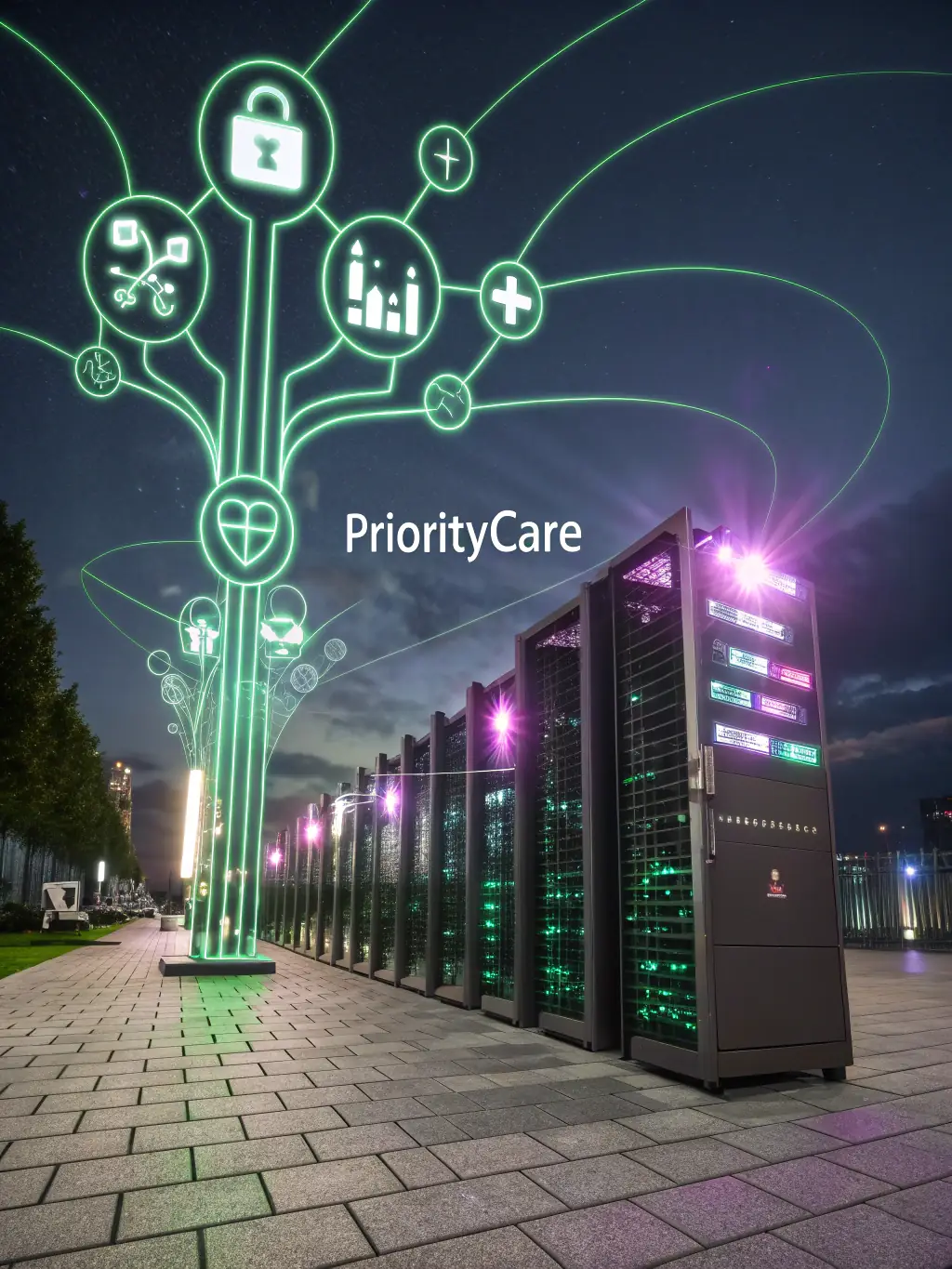 A visual representation of the Kestra system integrating with various healthcare providers and services, illustrating seamless data sharing and coordinated care across the recovery continuum.