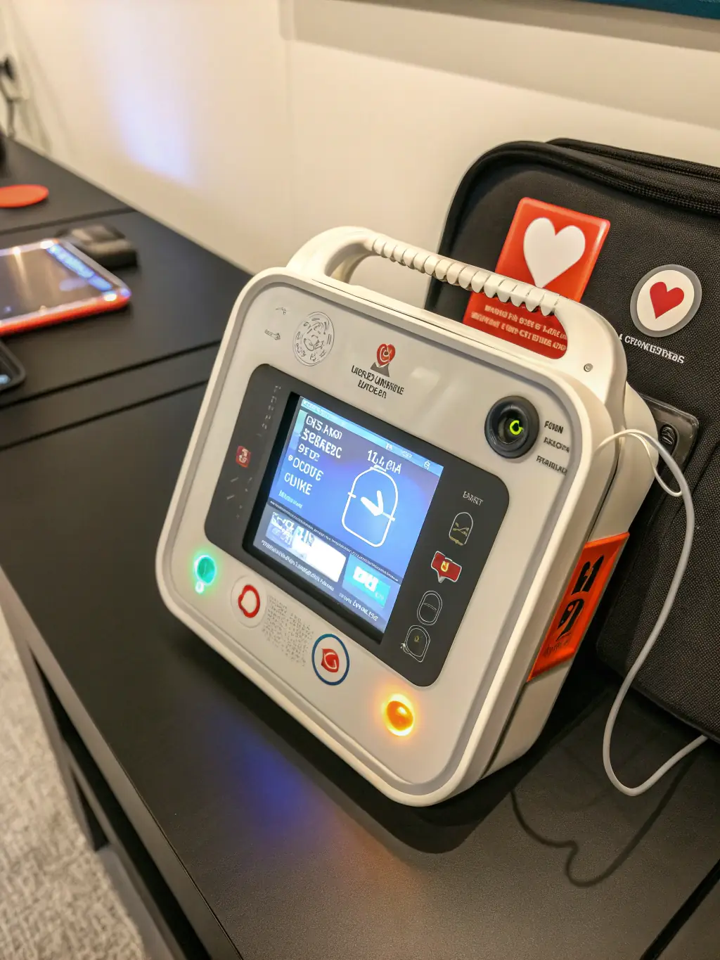 A high-resolution photo of the ASSURE wearable cardioverter defibrillator, showcasing its sleek design and comfortable fit, placed on a clean, modern background to emphasize its technological sophistication and patient-friendly nature.